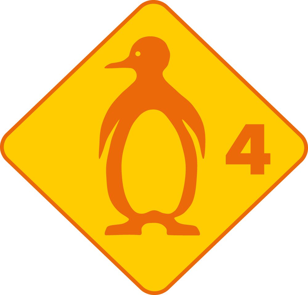 Schwimmabzeichen 4 Pinguin